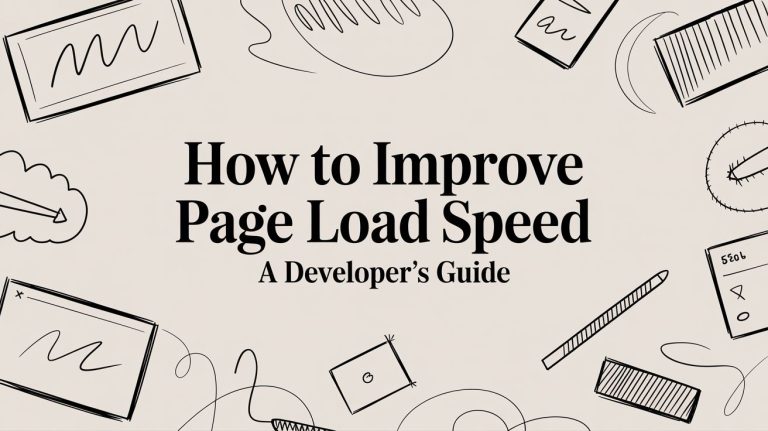 How to Improve Page Load Speed A Developer's Guide
