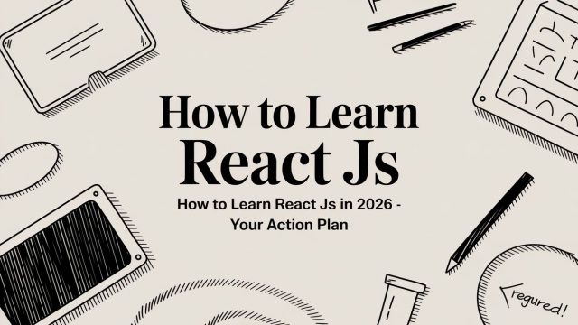 How to Learn React JS: how to learn react js in 2026 - Your Action Plan