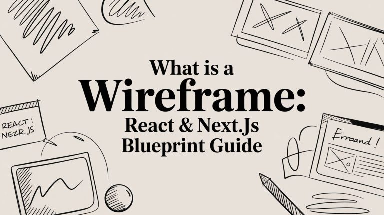 What Is a Wireframe: React & Next.js Blueprint Guide