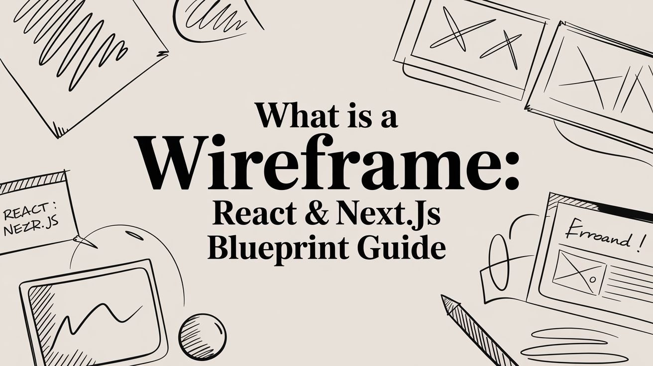 What Is a Wireframe: React & Next.js Blueprint Guide
